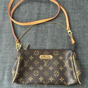 Louis Vuitton Monogram Ebene Eva Clutch